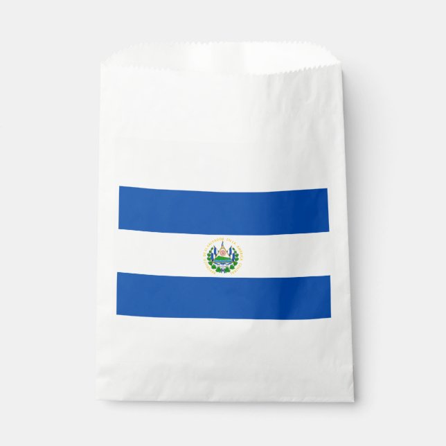 Sachets En Papier Drapeau d'El Salvador (Devant)