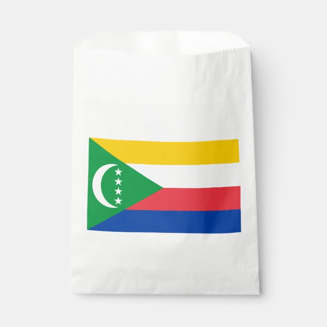 Sachets En Papier Drapeau des Comores (Devant)