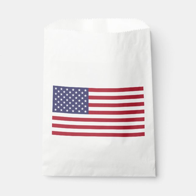 Sachets En Papier Drapeau des États-Unis (Devant)