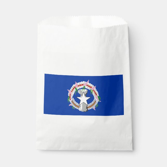 Sachets En Papier Drapeau des Îles Mariannes du Nord (Devant)