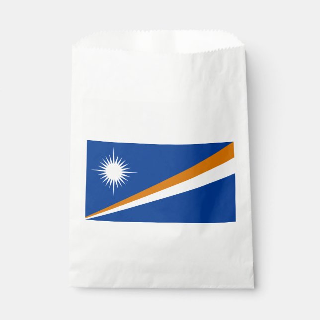 Sachets En Papier Drapeau des Îles Marshall (Devant)