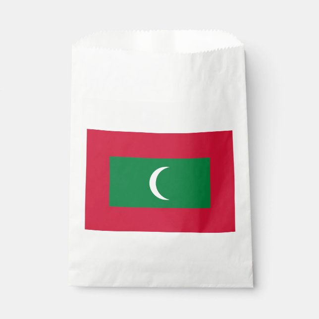 Sachets En Papier Drapeau des Maldives (Devant)