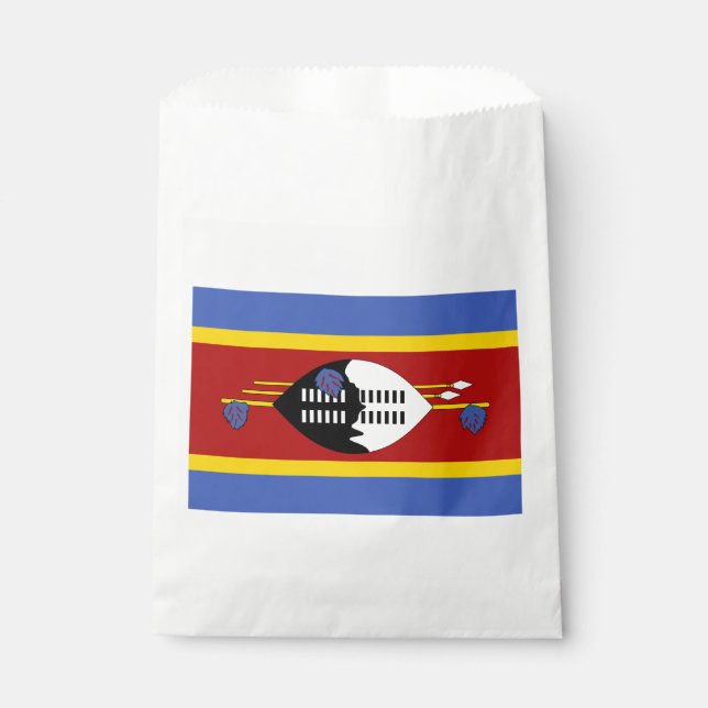 Sachets En Papier Drapeau d'Eswatini (Devant)