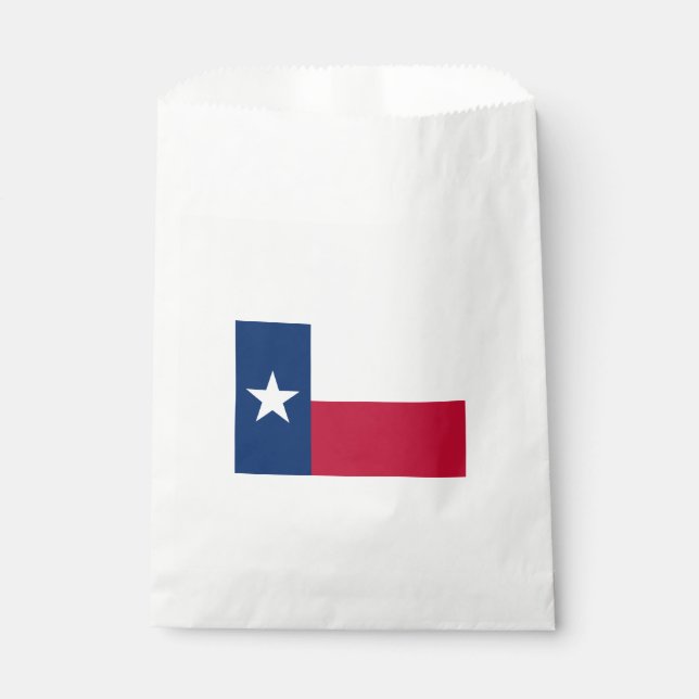 Sachets En Papier Drapeau d'État texan (Texas) (Devant)