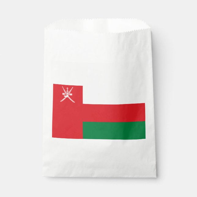 Sachets En Papier Drapeau d'Oman (Devant)