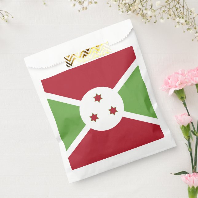 Sachets En Papier Drapeau du Burundi (Scellé)
