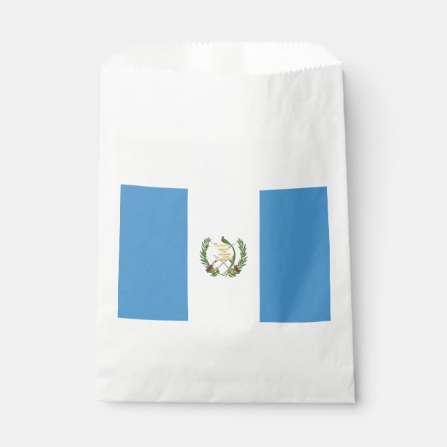 Sachets En Papier Drapeau du Guatemala (Devant)
