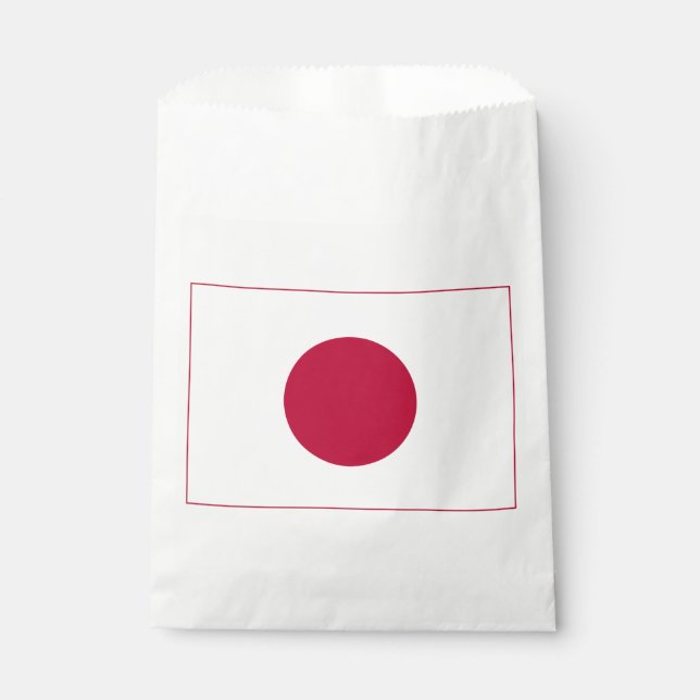 Sachets En Papier Drapeau du Japon (Devant)