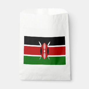 Sachets En Papier Drapeau du Kenya