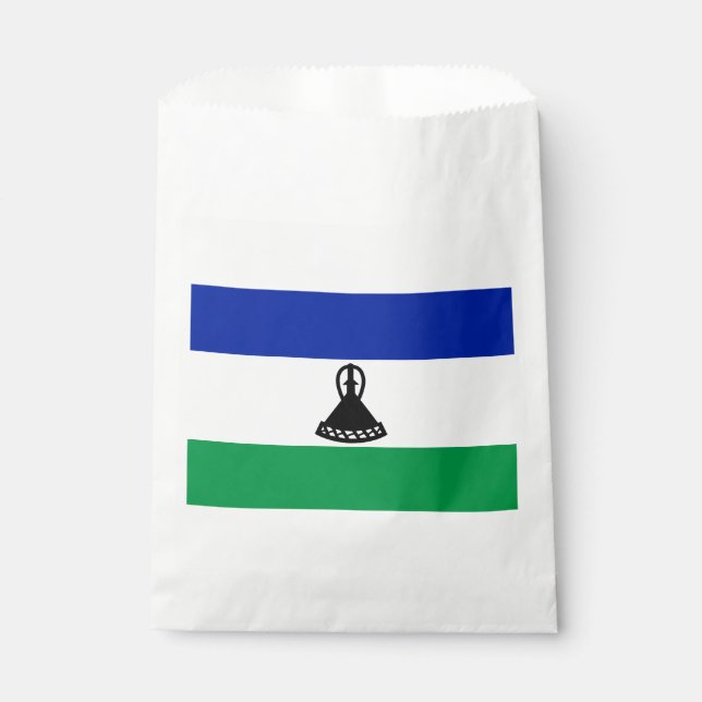 Sachets En Papier Drapeau du Lesotho (Devant)