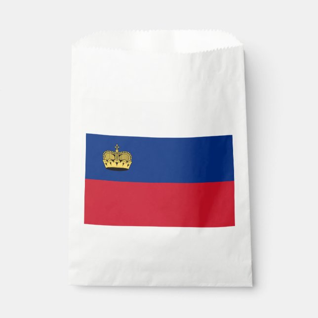 Sachets En Papier Drapeau du Liechtenstein (Devant)
