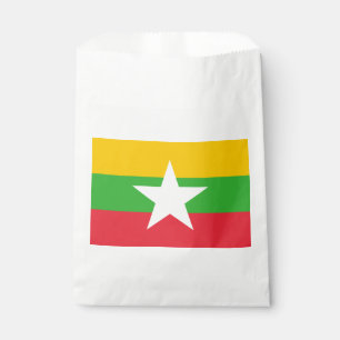 Sachets En Papier Drapeau du Myanmar