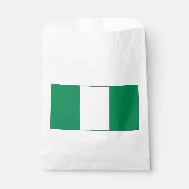 Sachets En Papier Drapeau du Nigeria (Devant)