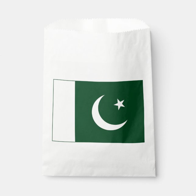Sachets En Papier Drapeau du Pakistan (Devant)