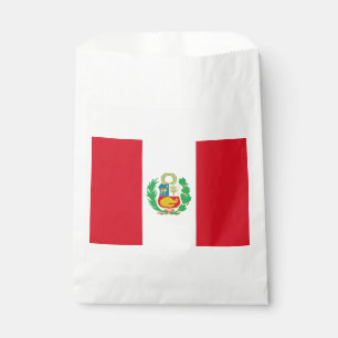 Sachets En Papier Drapeau du Pérou