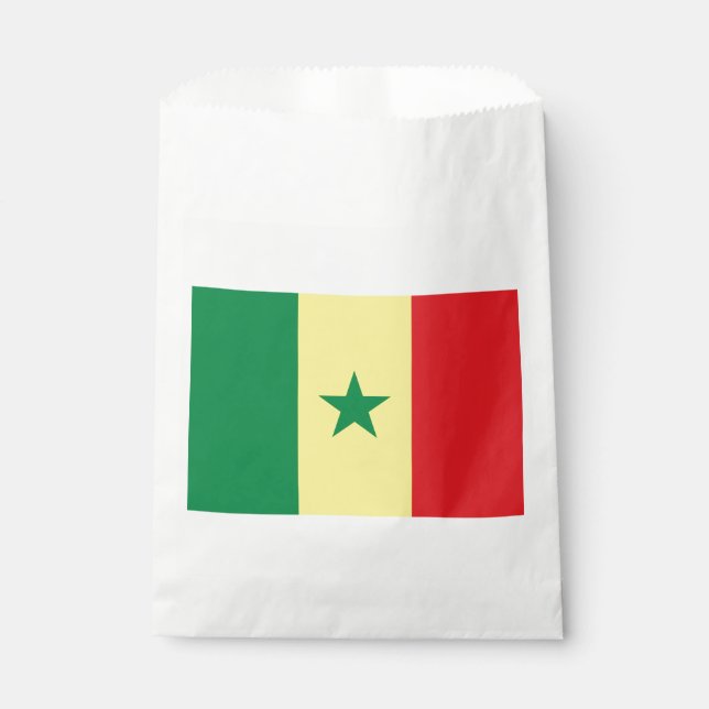 Sachets En Papier Drapeau du Sénégal (Devant)
