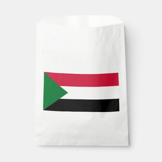 Sachets En Papier Drapeau du Soudan (Devant)