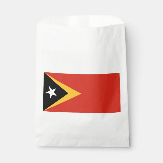Sachets En Papier Drapeau du Timor oriental (Devant)