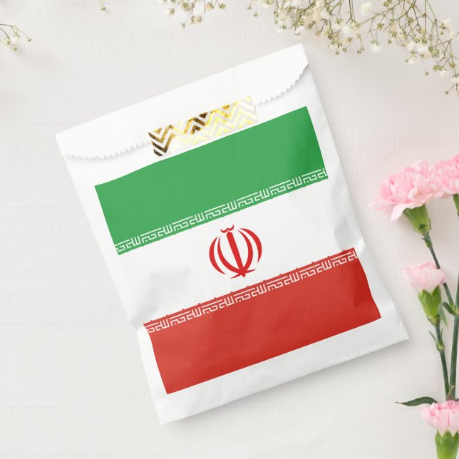 Sachets En Papier Drapeau iranien (Scellé)