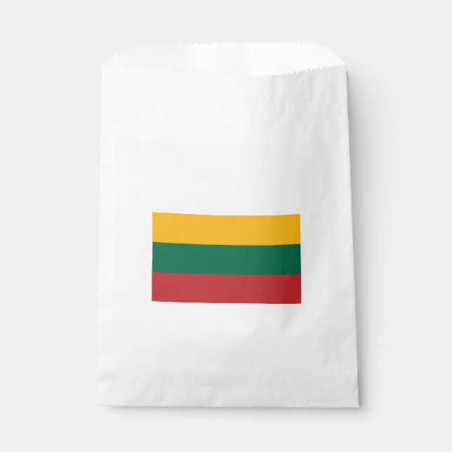 Sachets En Papier Drapeau lituanien (Devant)