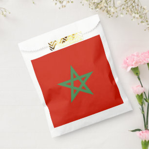 Sachets En Papier drapeau marocain