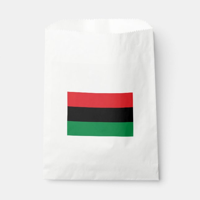 Sachets En Papier Drapeau panafricain (Devant)