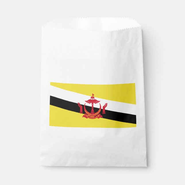 Sachets En Papier Drapeau patriotique de Brunei (Devant)