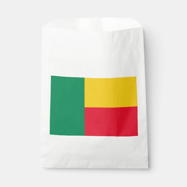 Sachets En Papier Drapeau patriotique du Bénin (Devant)