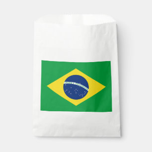 Sachets En Papier Drapeau patriotique du Brésil