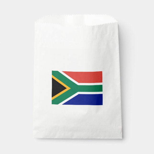 Sachets En Papier Drapeau sud-africain (Devant)