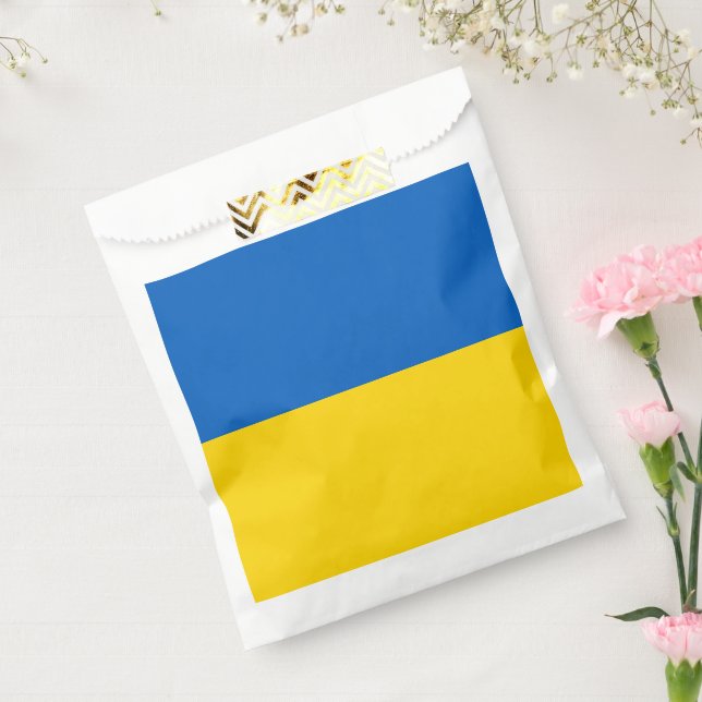 Sachets En Papier Drapeau ukrainien (Scellé)
