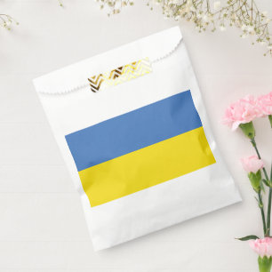 Sachets En Papier Drapeau ukrainien Slava Ukraini С л а в а р У к  d