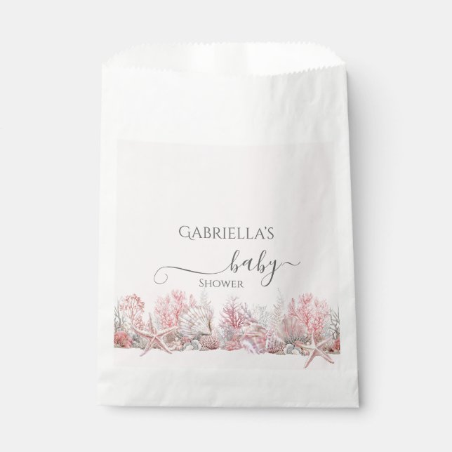 Sachets En Papier Dreamy Under the Sea Baby shower (Devant)