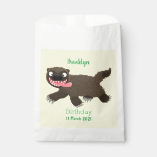 Sachets En Papier Drôle animal avide de carcajou