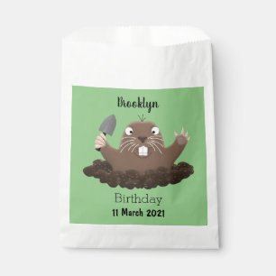 Sachets En Papier Drôle gopher de poche creusant dessin dessin de de