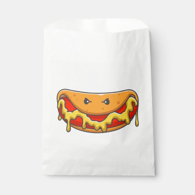 Sachets En Papier drôle halloween hotdog monstre éffrayant (Devant)