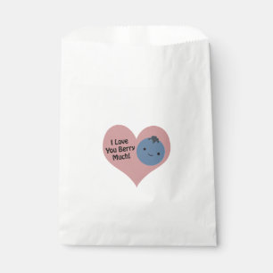 Sachets En Papier Drôle Je T'Aime Berry Beaucoup mignon Kawaii Blueb