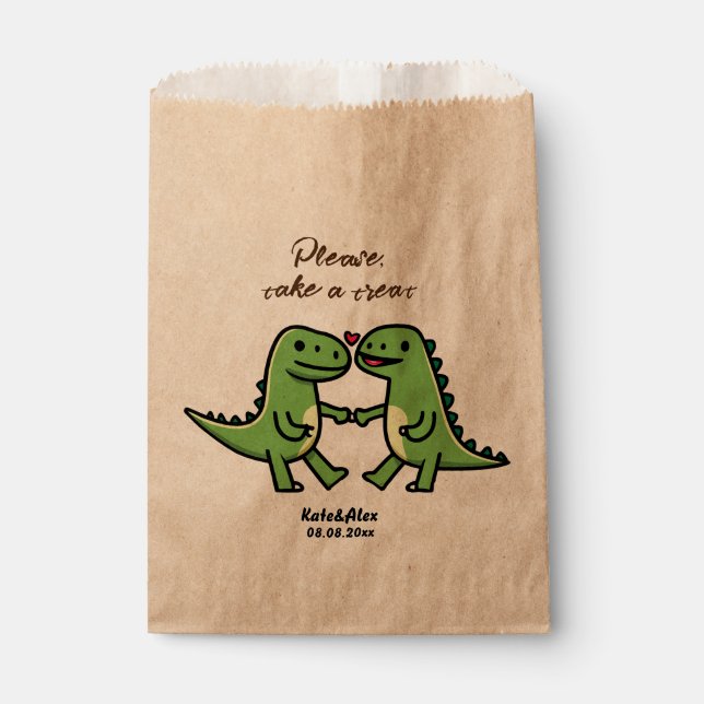 Sachets En Papier Drôle Mariage (Devant)