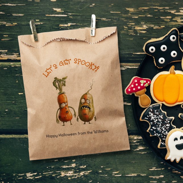 Sachets En Papier Drôle zombie légumes Halloween (Créateur téléchargé)