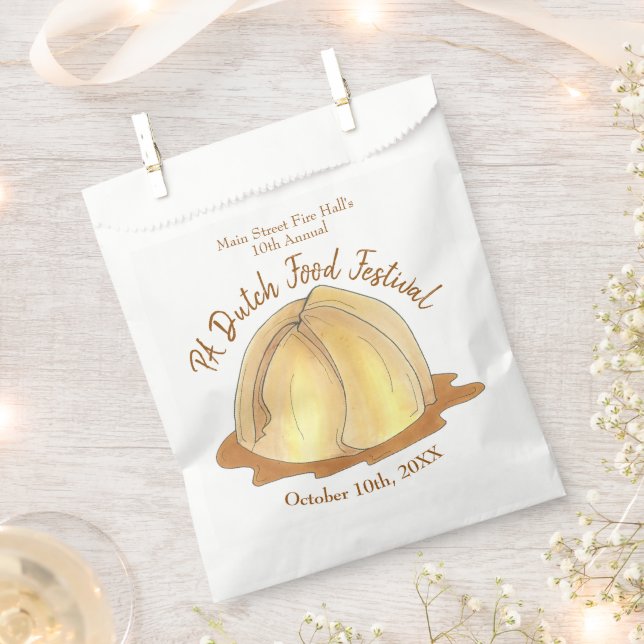 Sachets En Papier Dumplings aux pommes à la Pennsylvania Dutch Amish (Coupé)