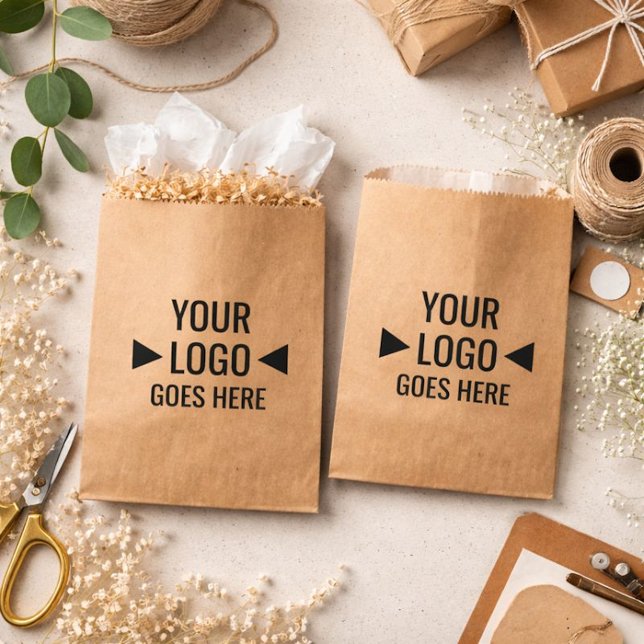 Sachets En Papier Easy Custom Corporate Business Logo (Créateur téléchargé)