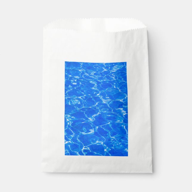 Sachets En Papier Eau Bleue Fraîche (Devant)