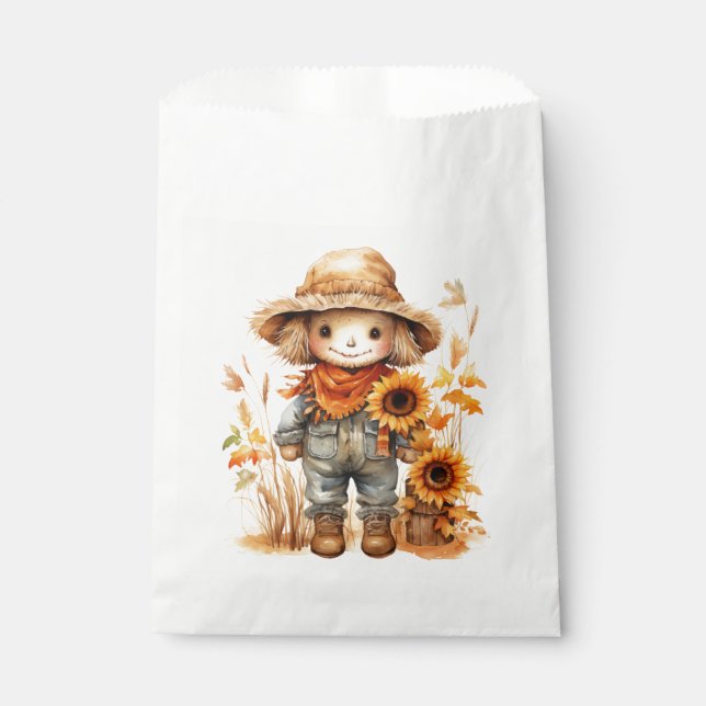 Sachets En Papier Écart avec tournesol (Devant)