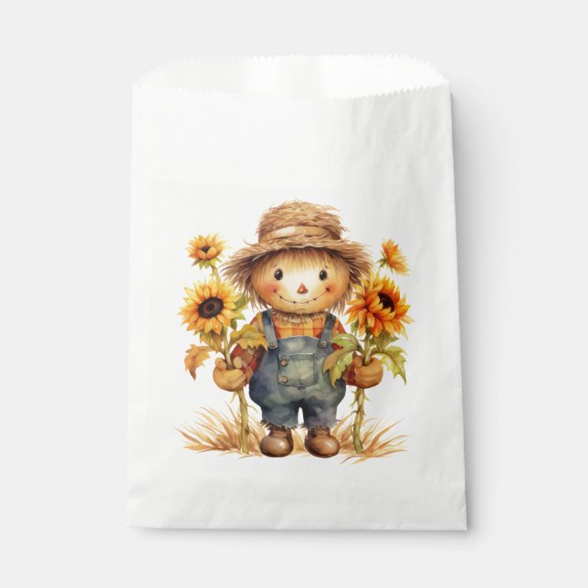 Sachets En Papier Écart avec tournesol (Devant)