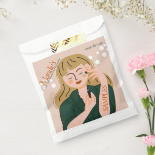 Sachets En Papier Échantillon de salon de soins esthétiques pour ent