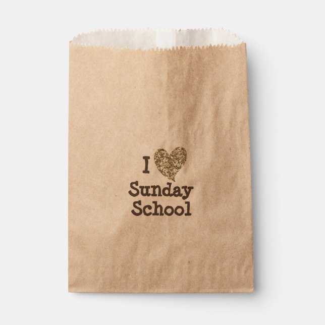 Sachets En Papier École du dimanche (Devant)