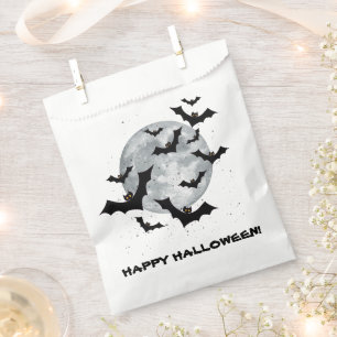 Sachets En Papier Éffrayant Bats Bonne fête d'Halloween
