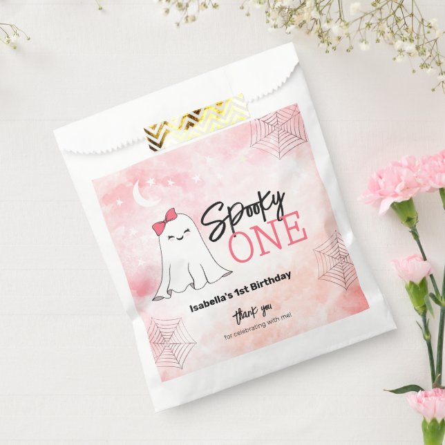 Sachets En Papier Éffrayant One Girl Ghost 1er anniversaire (Scellé)