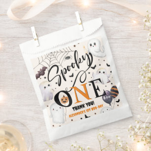 Sachets En Papier Éffrayant Un Halloween 1er Anniversaire Fête Migno