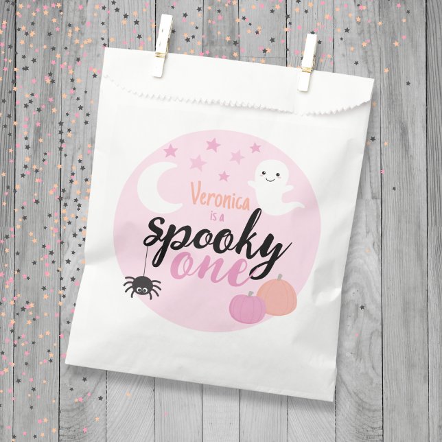 Sachets En Papier Éffrayant un premier anniversaire (Spooky One Custom Favor Bag)